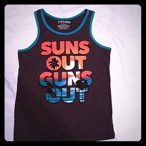 Medium Suns out guns out Tank top